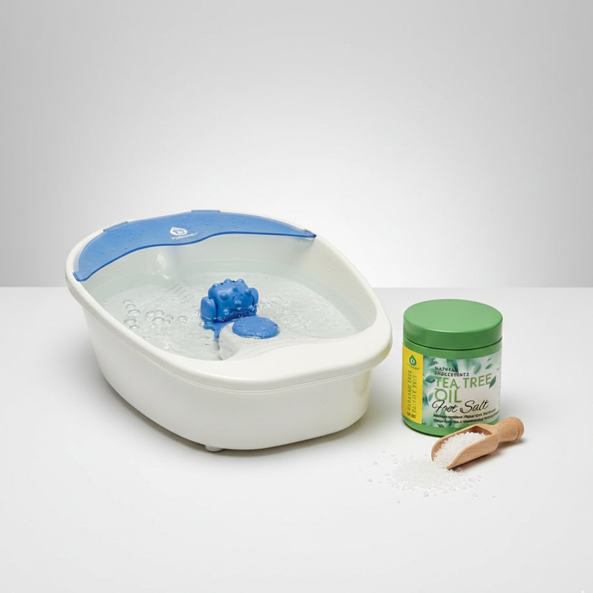 Pursonic Foot Spa Massager with Tea Tree Oil Foot Salt Scrub (Warming Function)