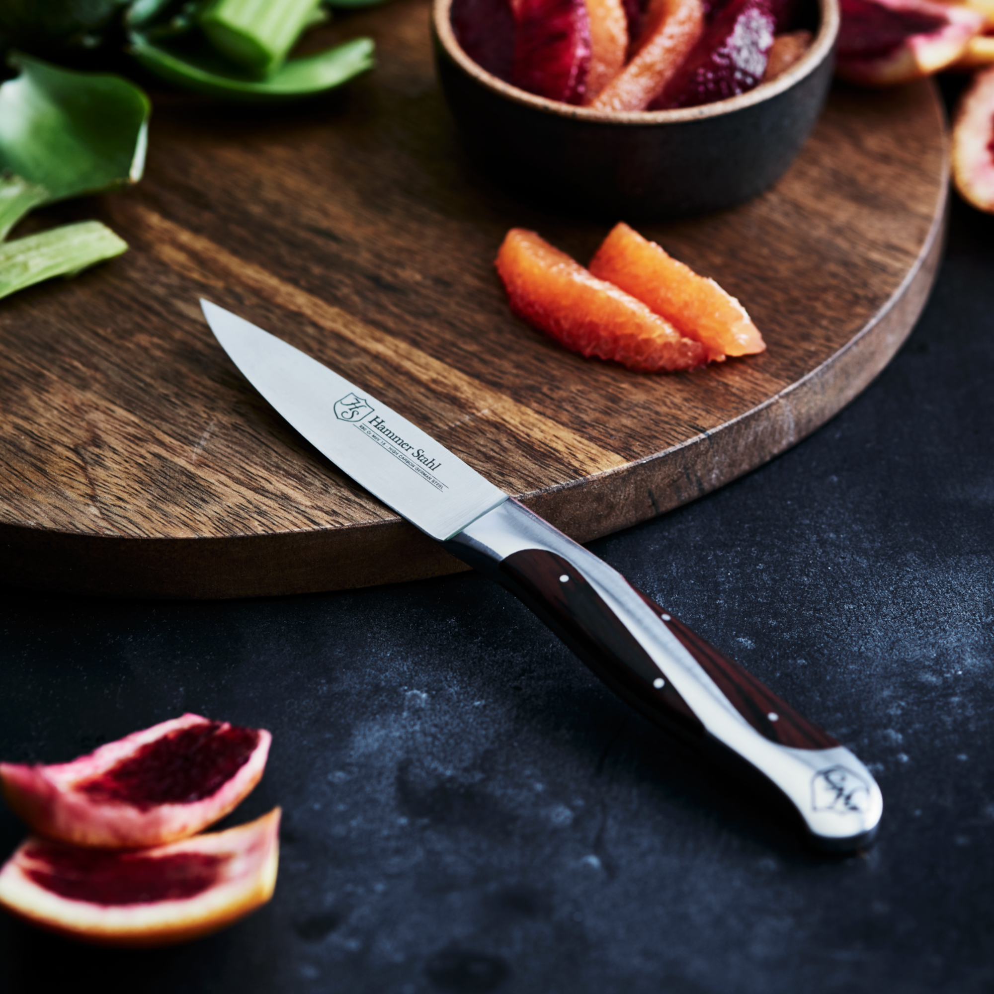 Heritage Steel Hammer Stahl 3.5" Paring Knife