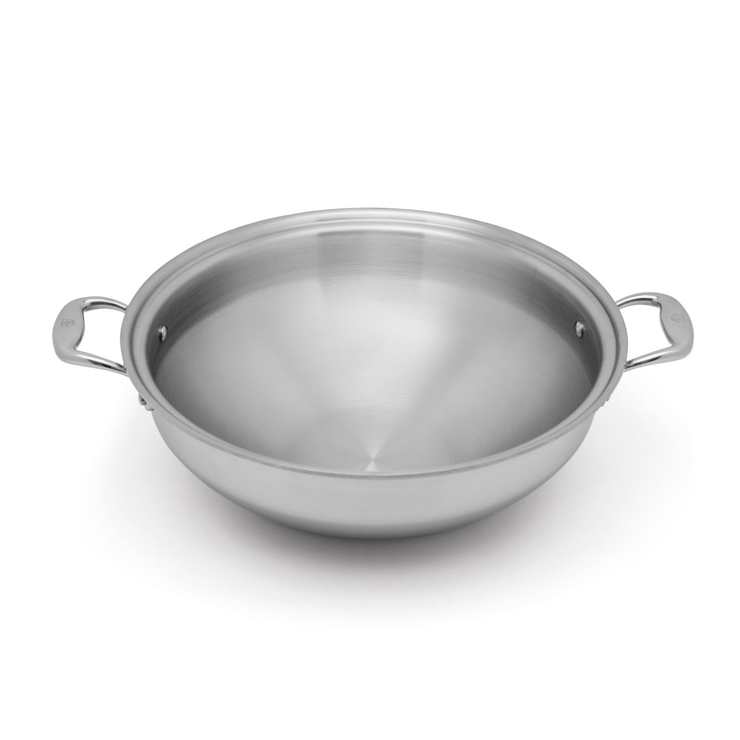 Heritage Steel Titanium Series 13.5 Inch Shallow Wok