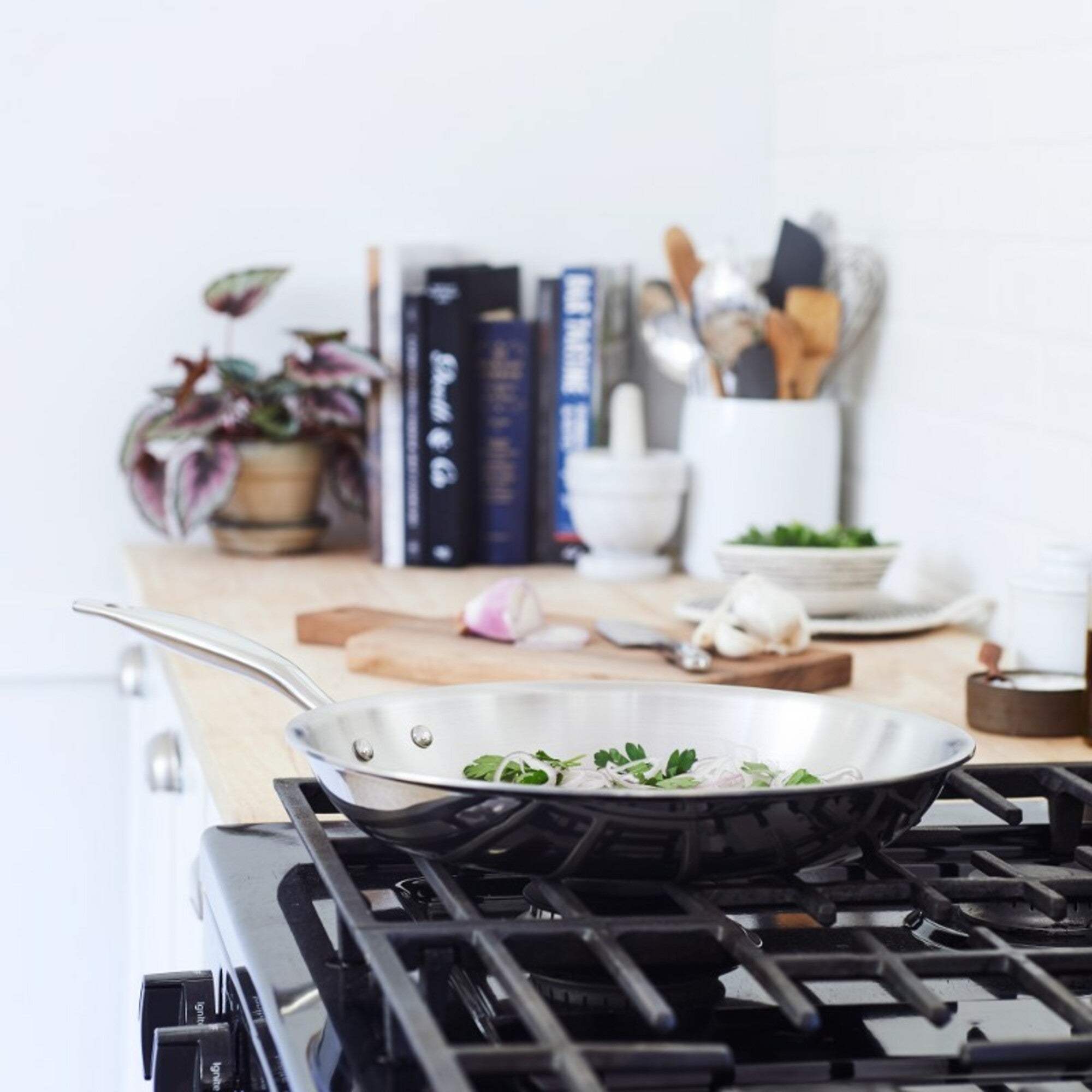 Heritage Steel Titanium Series 12" Fry Pan with Lid