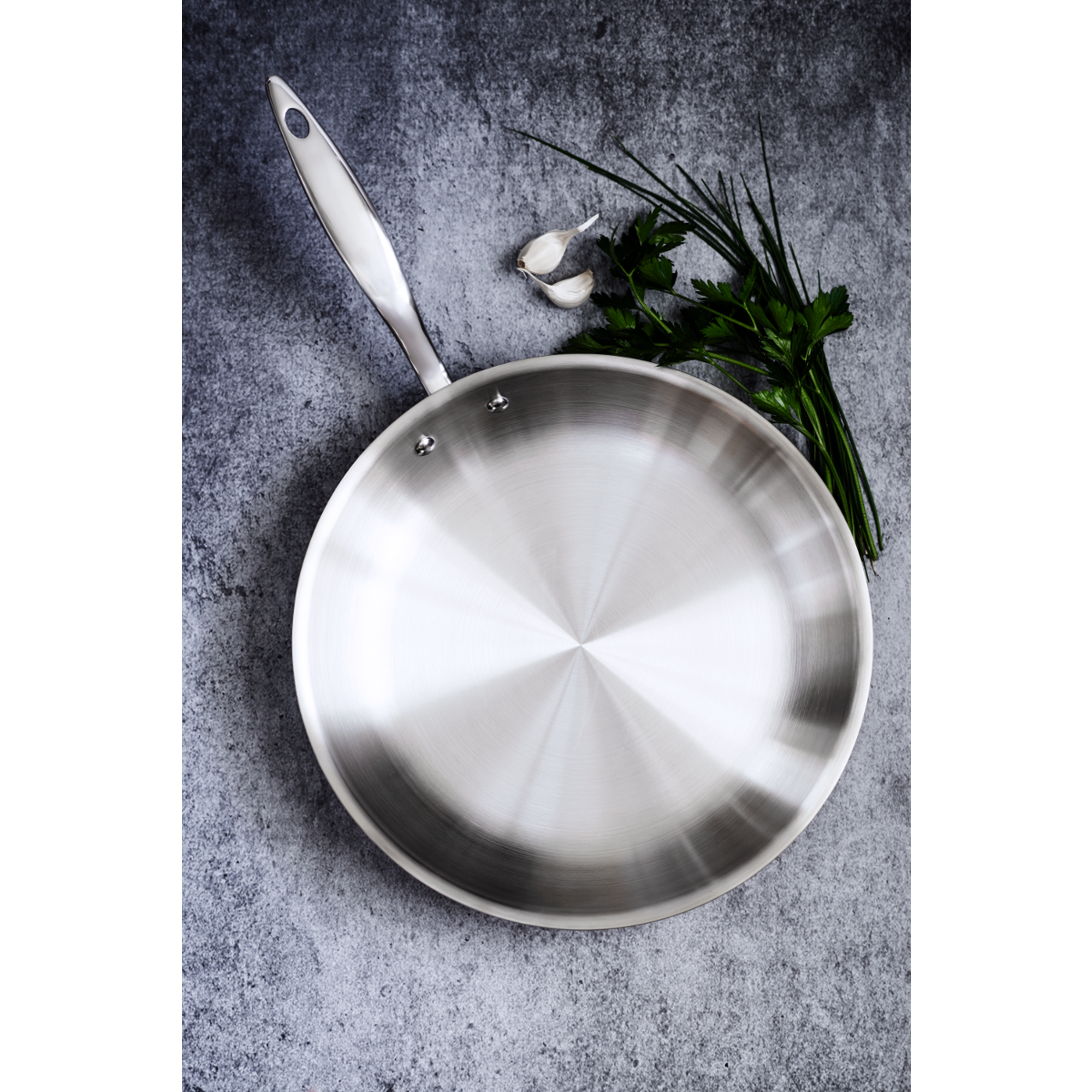 Heritage Steel Titanium Series 12" Fry Pan with Lid