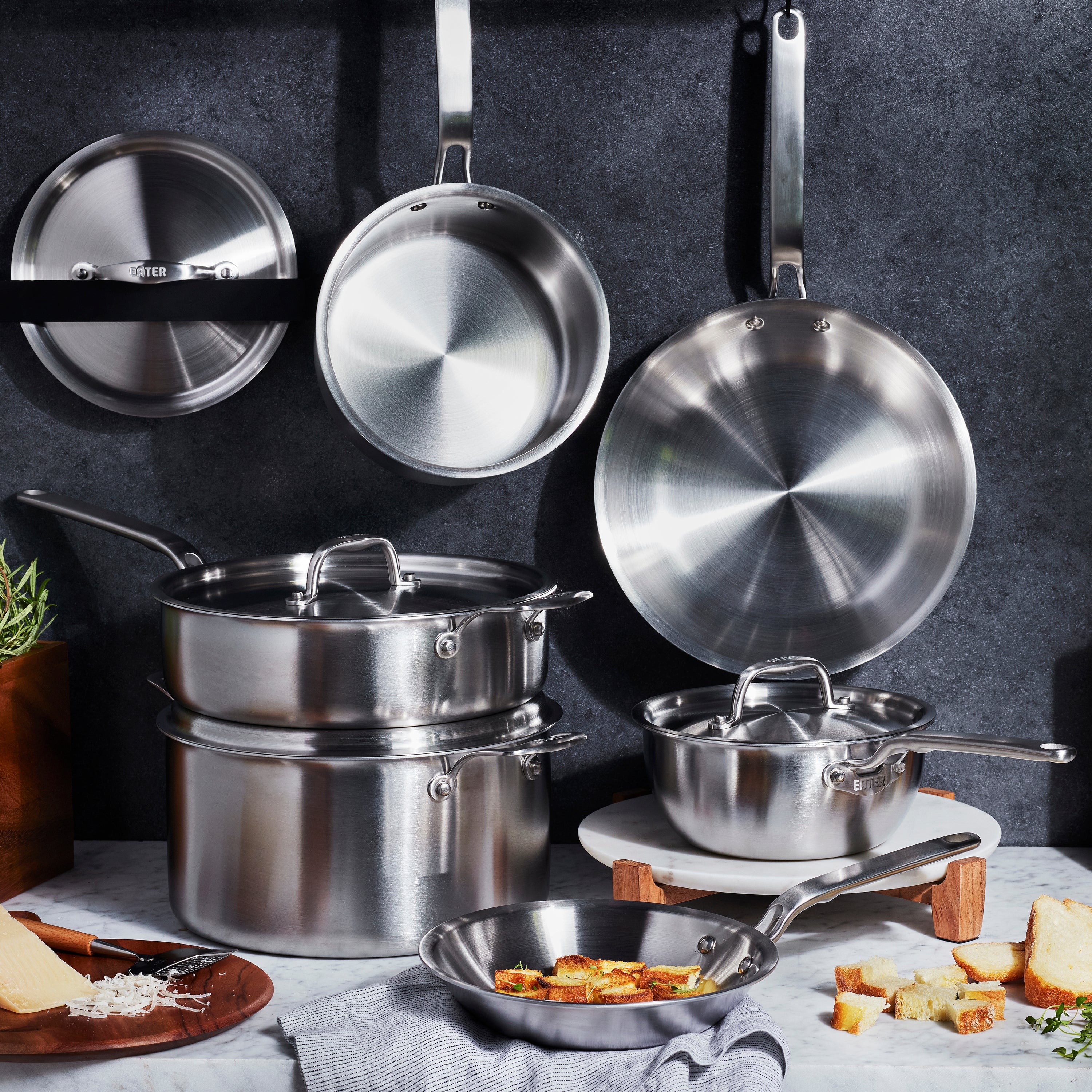 Heritage Steel Eater Series 10 Piece Cookware Set