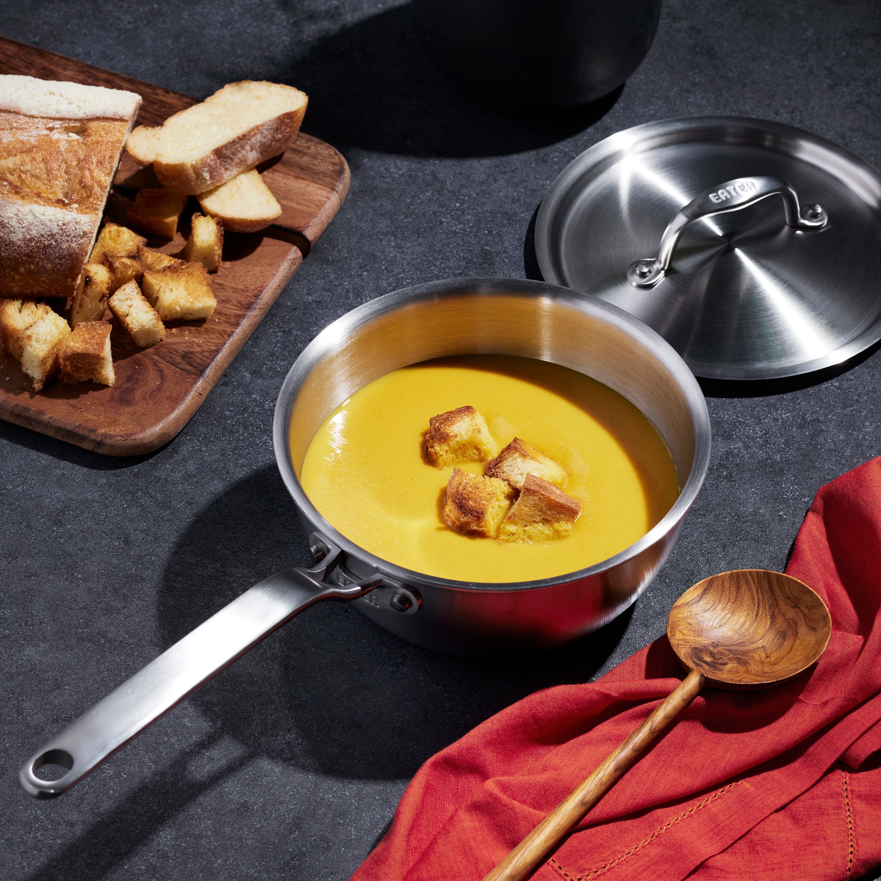 Heritage Steel Eater Series 2 Quart Saucier with Lid