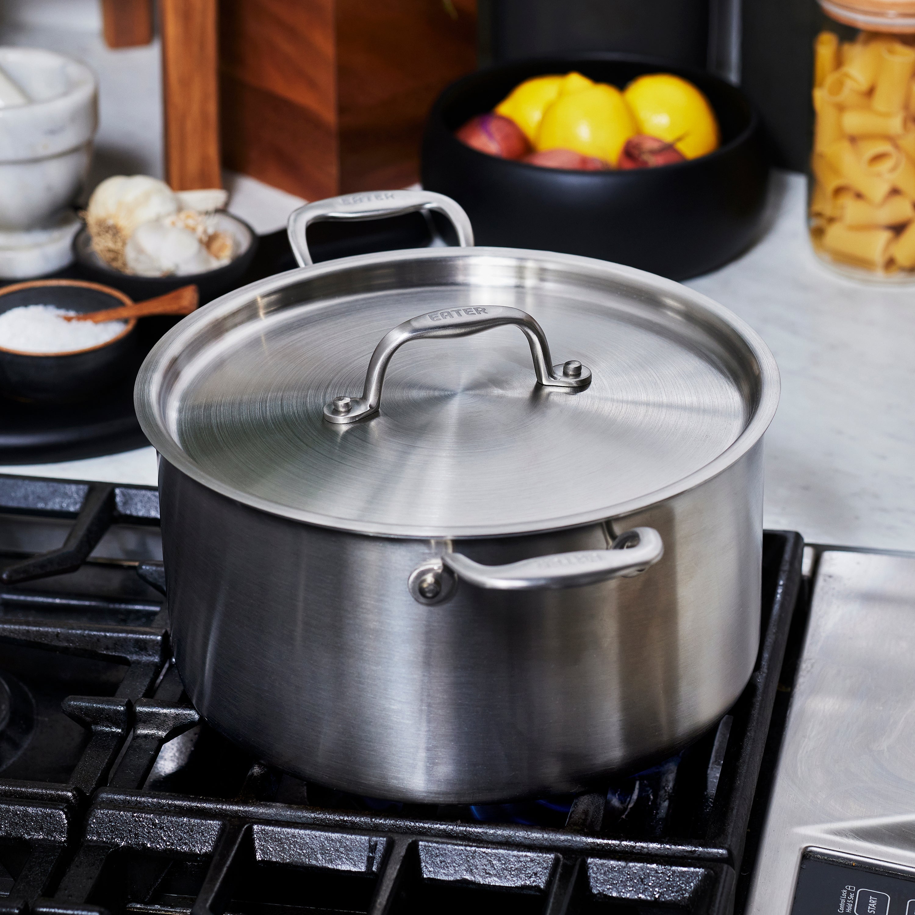 Heritage Steel Eater Series  8 Quart Stock Pot with Lid