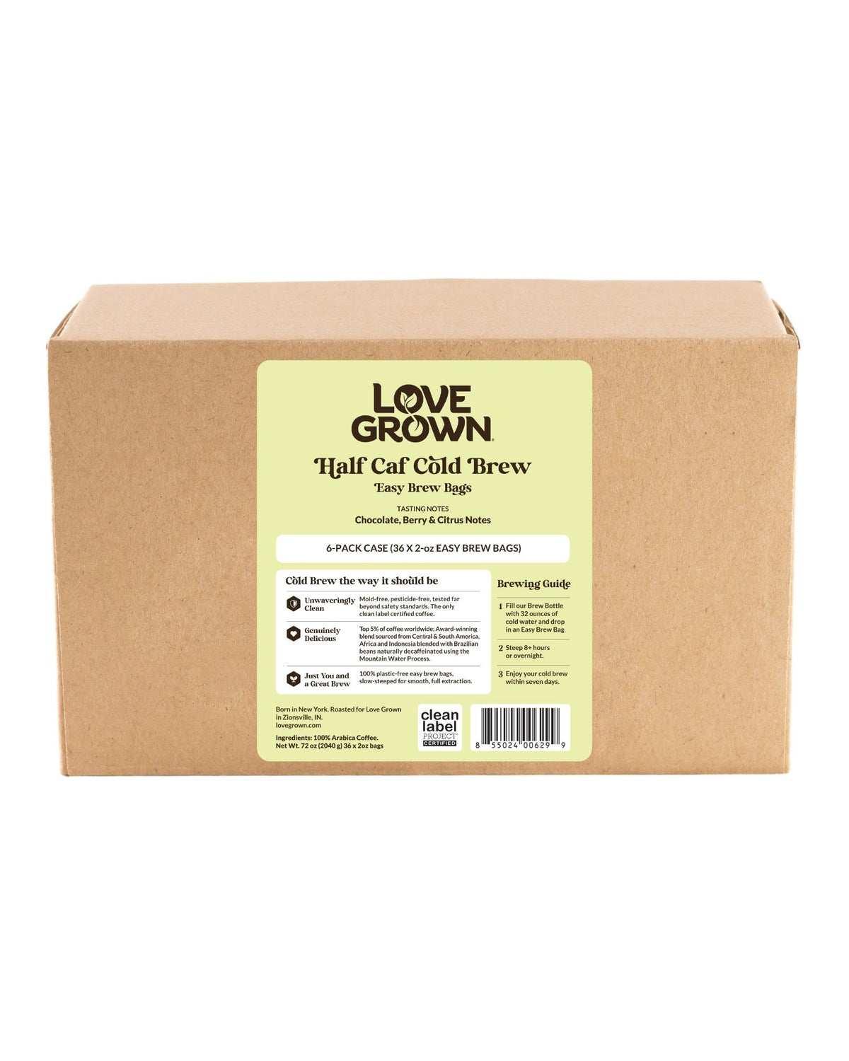 Love Grown Cold Brew Easy Brew Bags