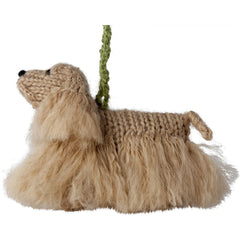 10. Hand-knit Dog Ornament