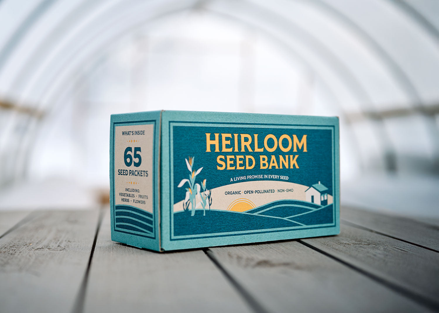 Bucktown Seed Company Emergency Seed Bank - Large - Organic Heirloom