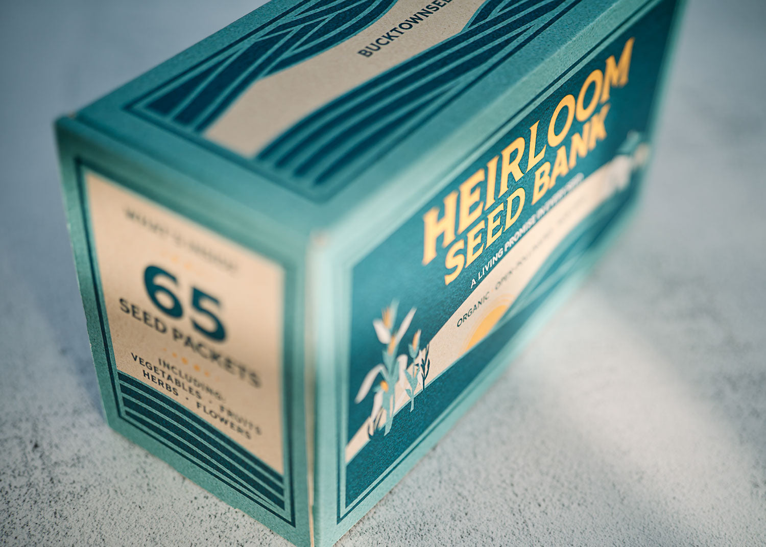 Bucktown Seed Company Emergency Seed Bank - Large - Organic Heirloom