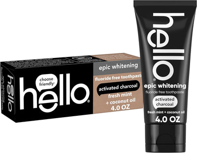 hello Epic Whitening Activated Charcoal Toothpaste