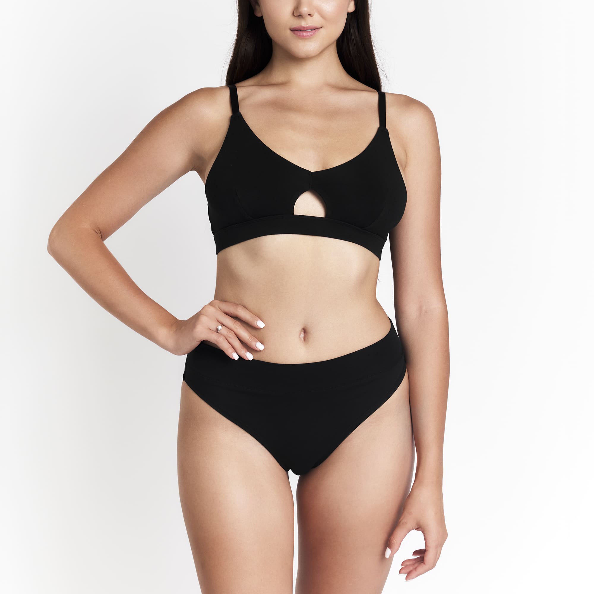 Net Positive Keyhole Bralette