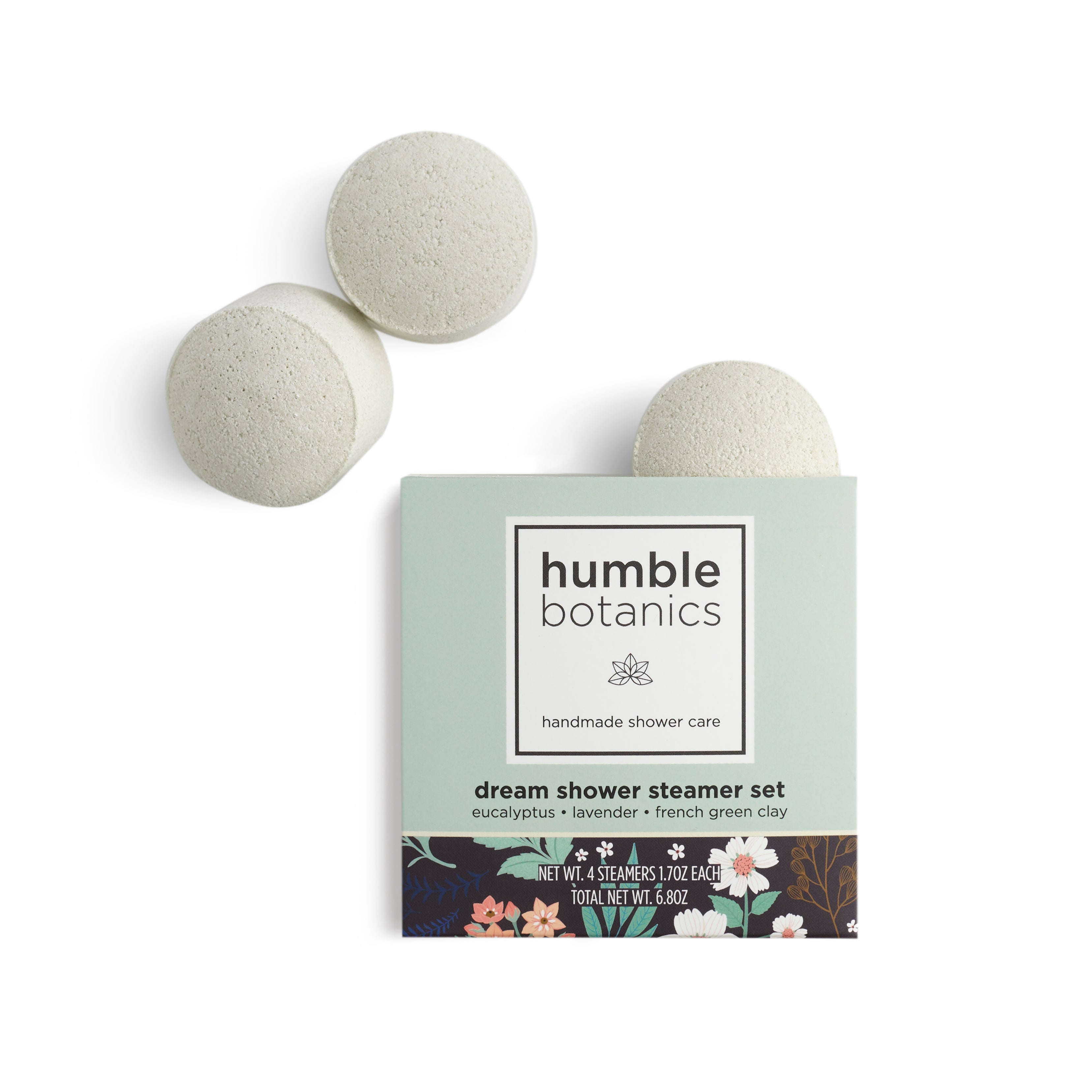 Humble Organics Dream Shower Steamer Set – Eucalyptus & Lavender Relaxation