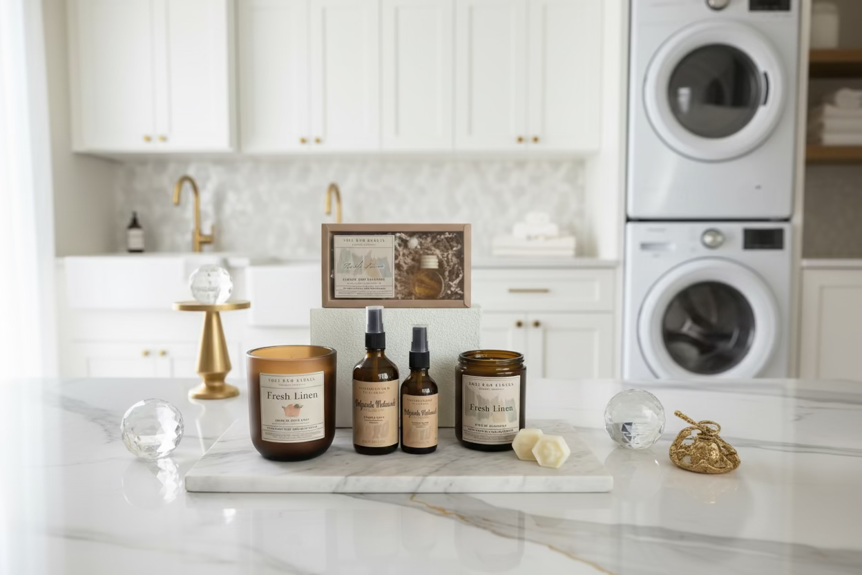 Soli Deo Gloria Candle Company Fresh Linen Beeswax Candle | Organic Essential Oil Infused