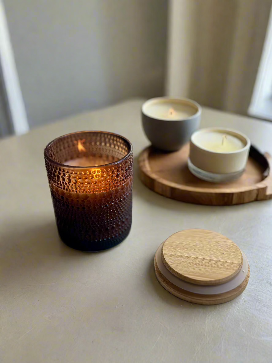 Soli Deo Gloria Candle Company Vanilla Latte | Coffee & Vanilla Beeswax Candle