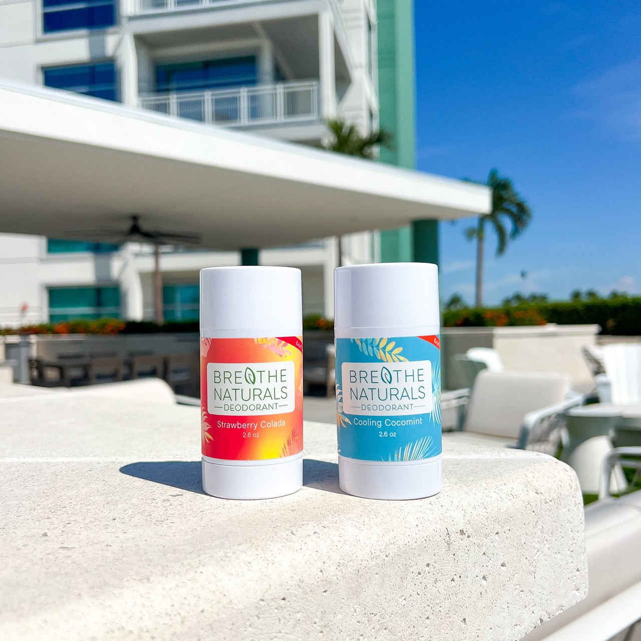 Breathe Naturals Deodorant Strawberry Colada - 2 Pack