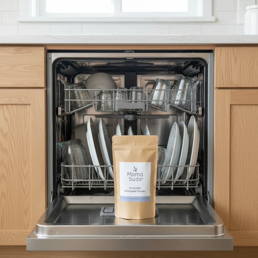 MamaSuds Automatic Dishwasher Powder | Nontoxic and Eco-Friendly