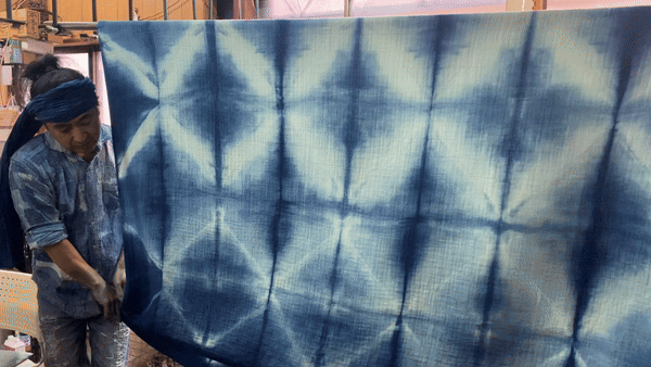 AIZOME Bed Throw Yūgen