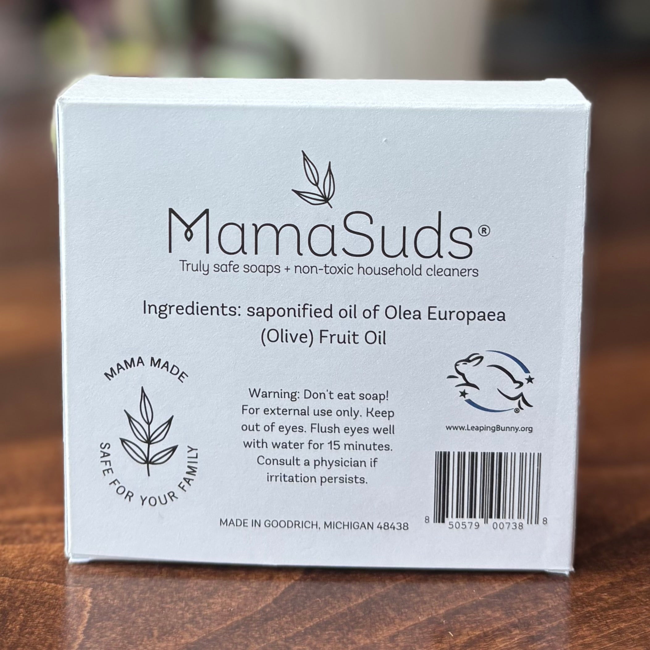 MamaSudsUnscented Castile Bar Soap