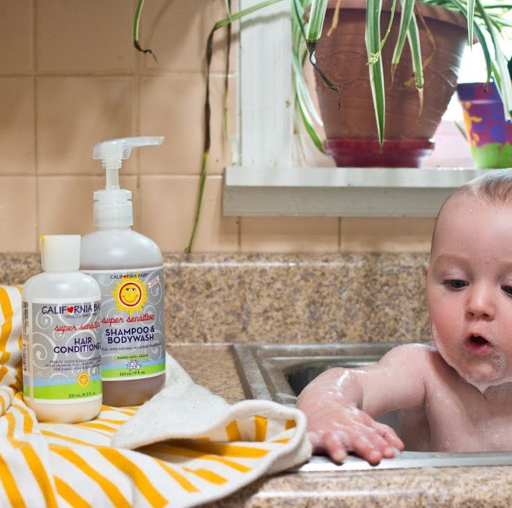 California Baby (No added fragrance)™ Sensitive Skin Bath Essentials