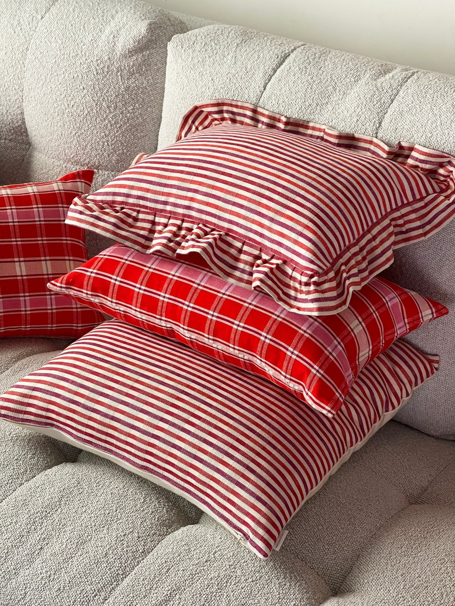 Archive New York Camila & Elina Red Pillows