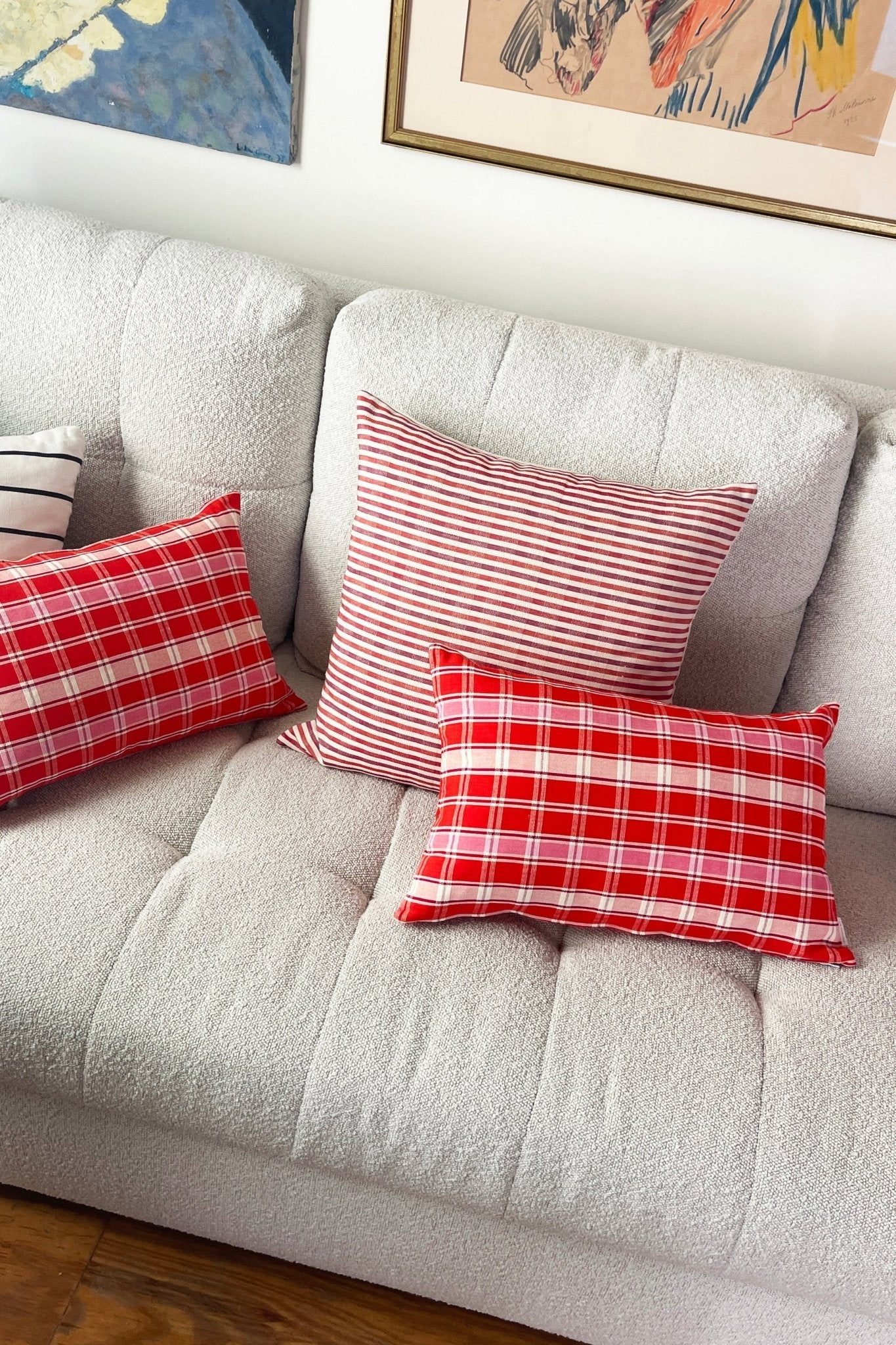 Archive New York Camila & Elina Red Pillows