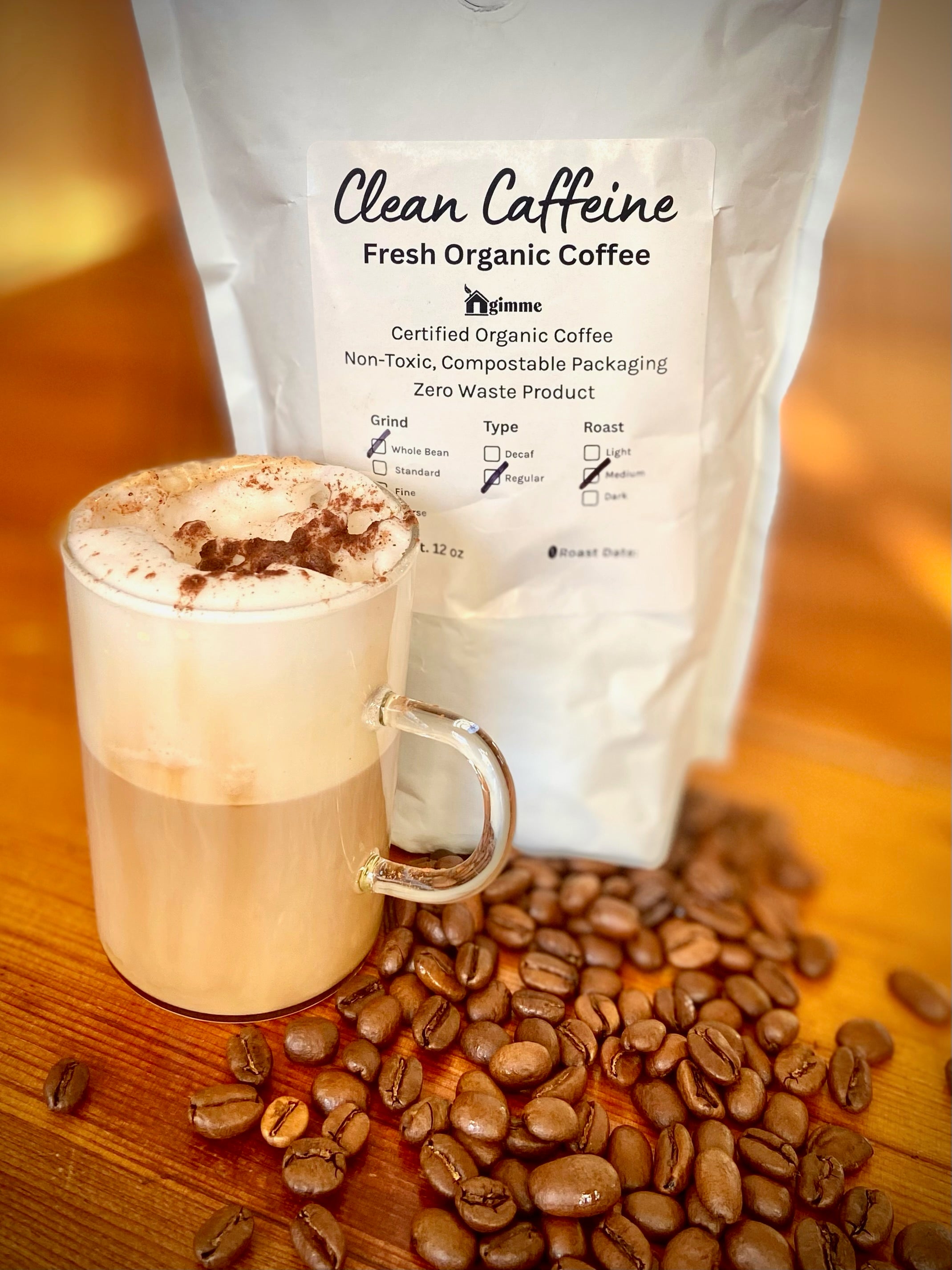Fresh Organic Non-Toxic Coffee from Clean Caffeine