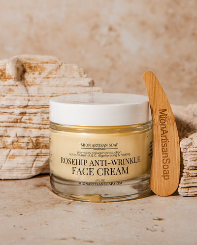 MION Artisan Soap Rosehip Anti-Wrinkle Face Cream