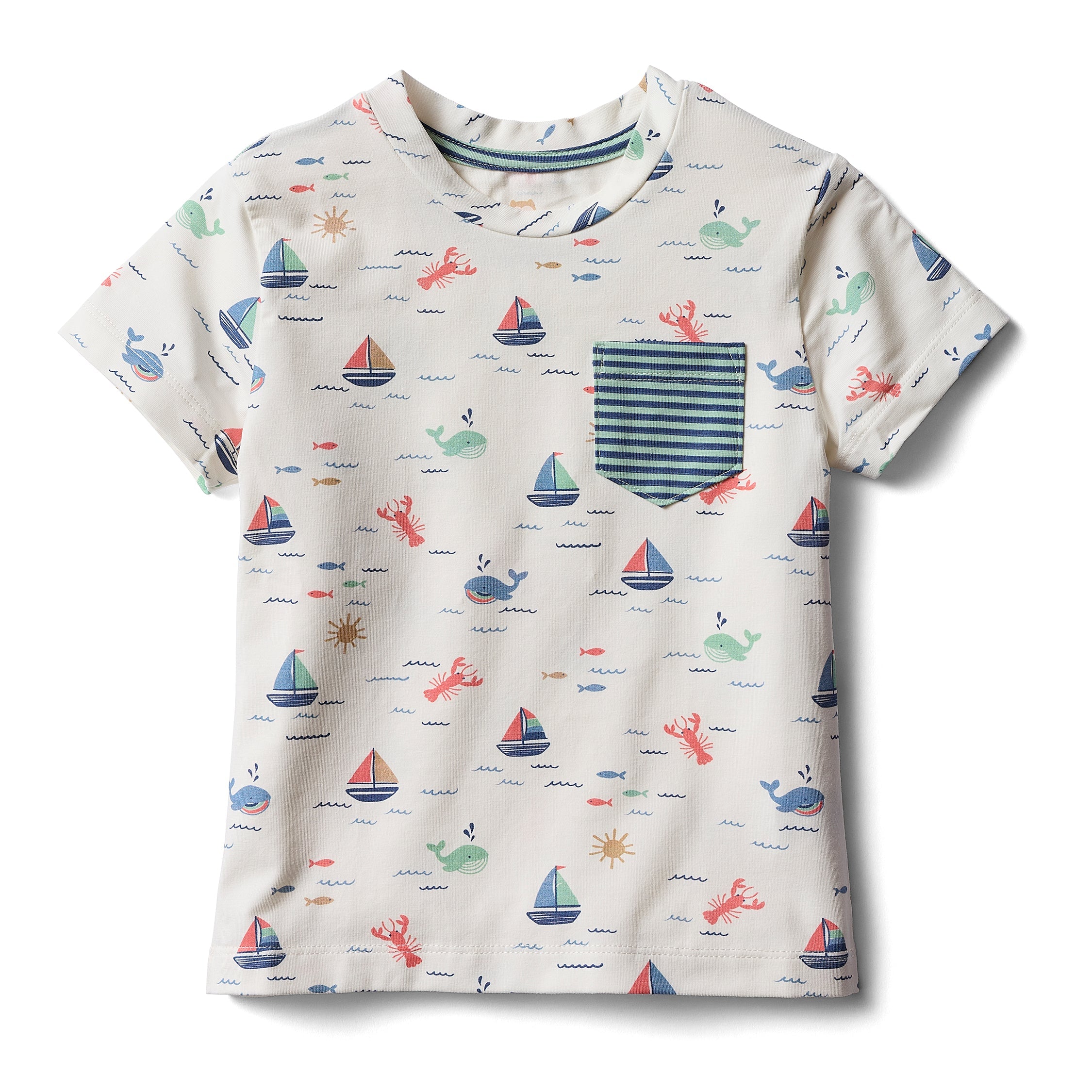 IzzyLee's Jogger Set - Casco Bay Harbor Blue Stripe