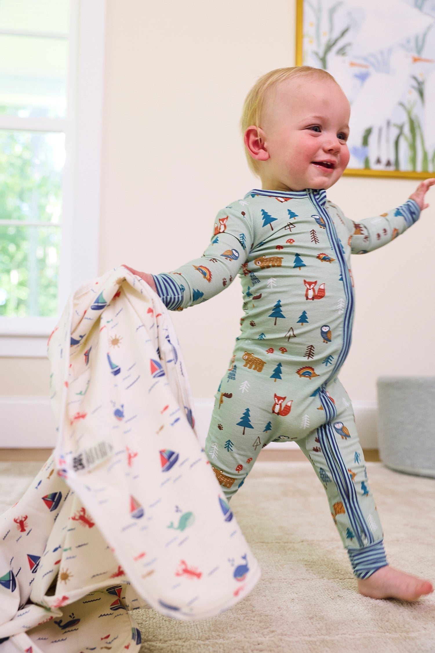 IzzyLee's Baby Blanket - Casco Bay