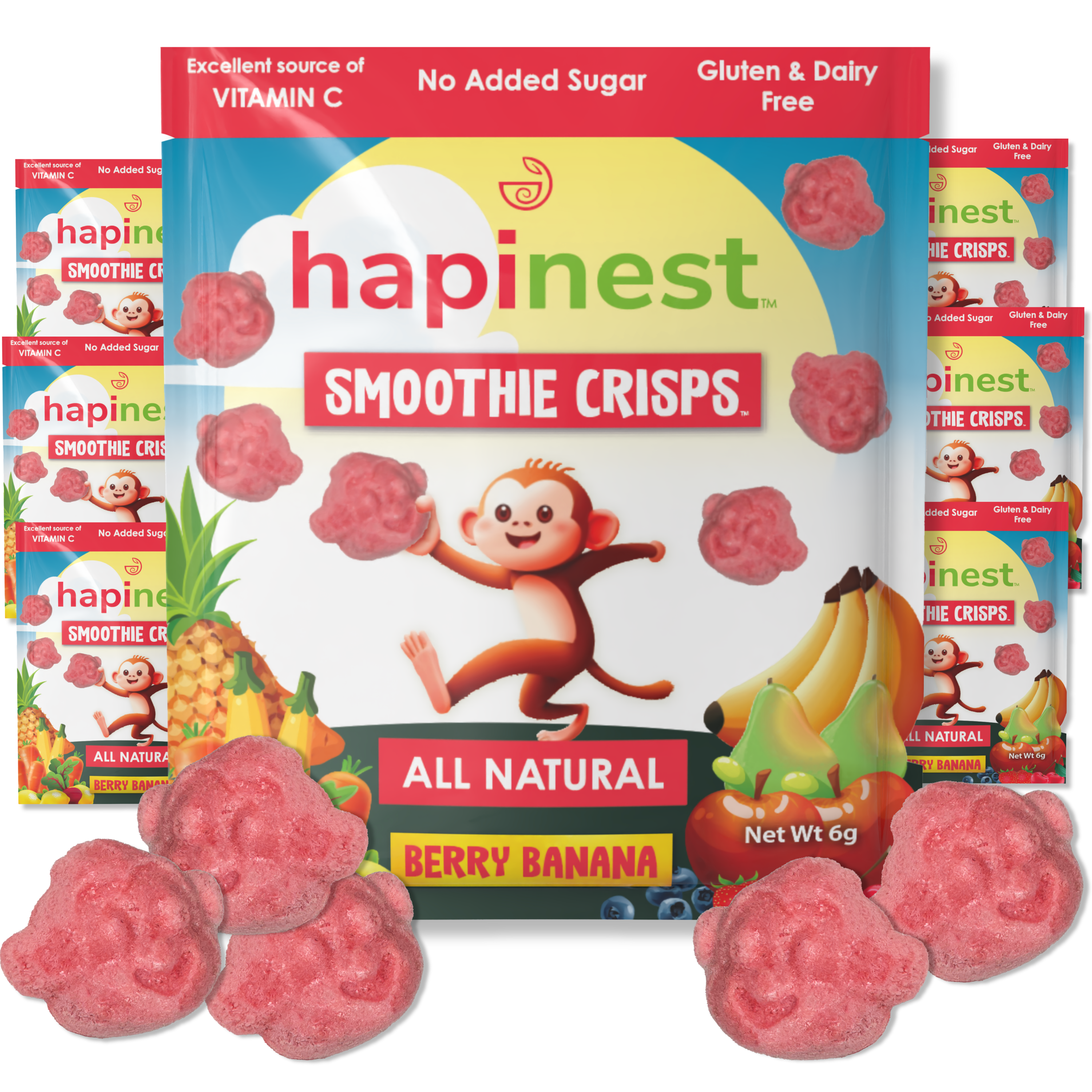 Hapinest Snacks Berry Banana