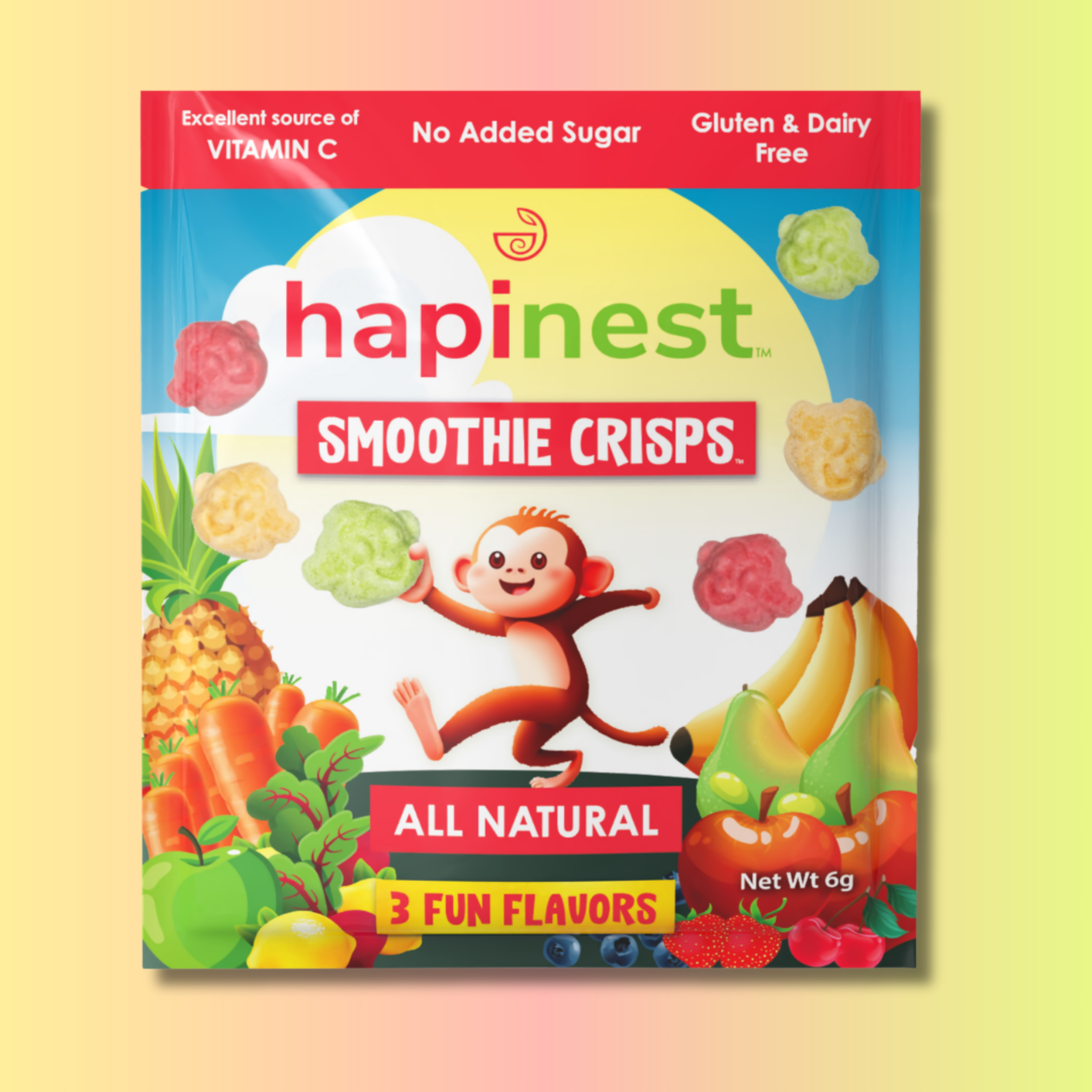 Hapinest Snacks 3 Fun Flavors