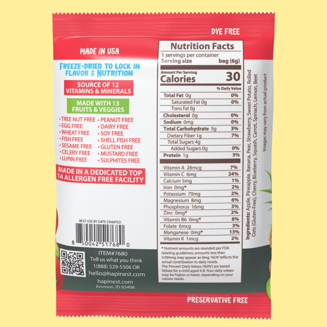 Hapinest Snacks 3 Fun Flavors