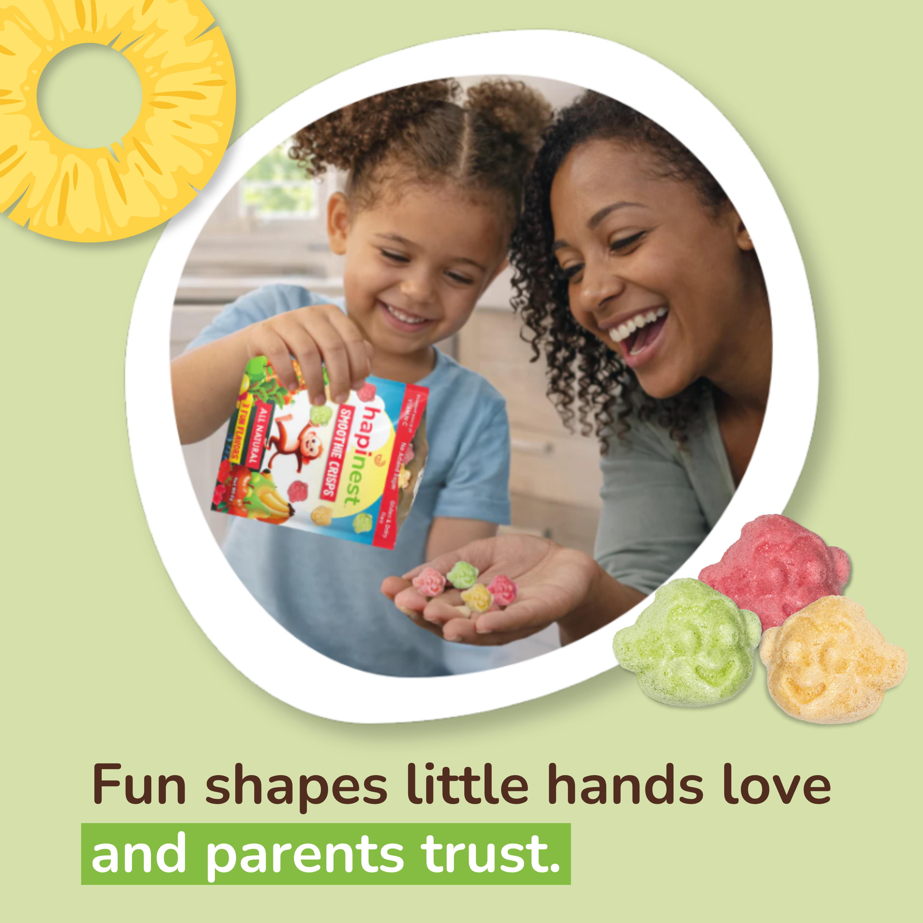 Hapinest Snacks 3 Fun Flavors