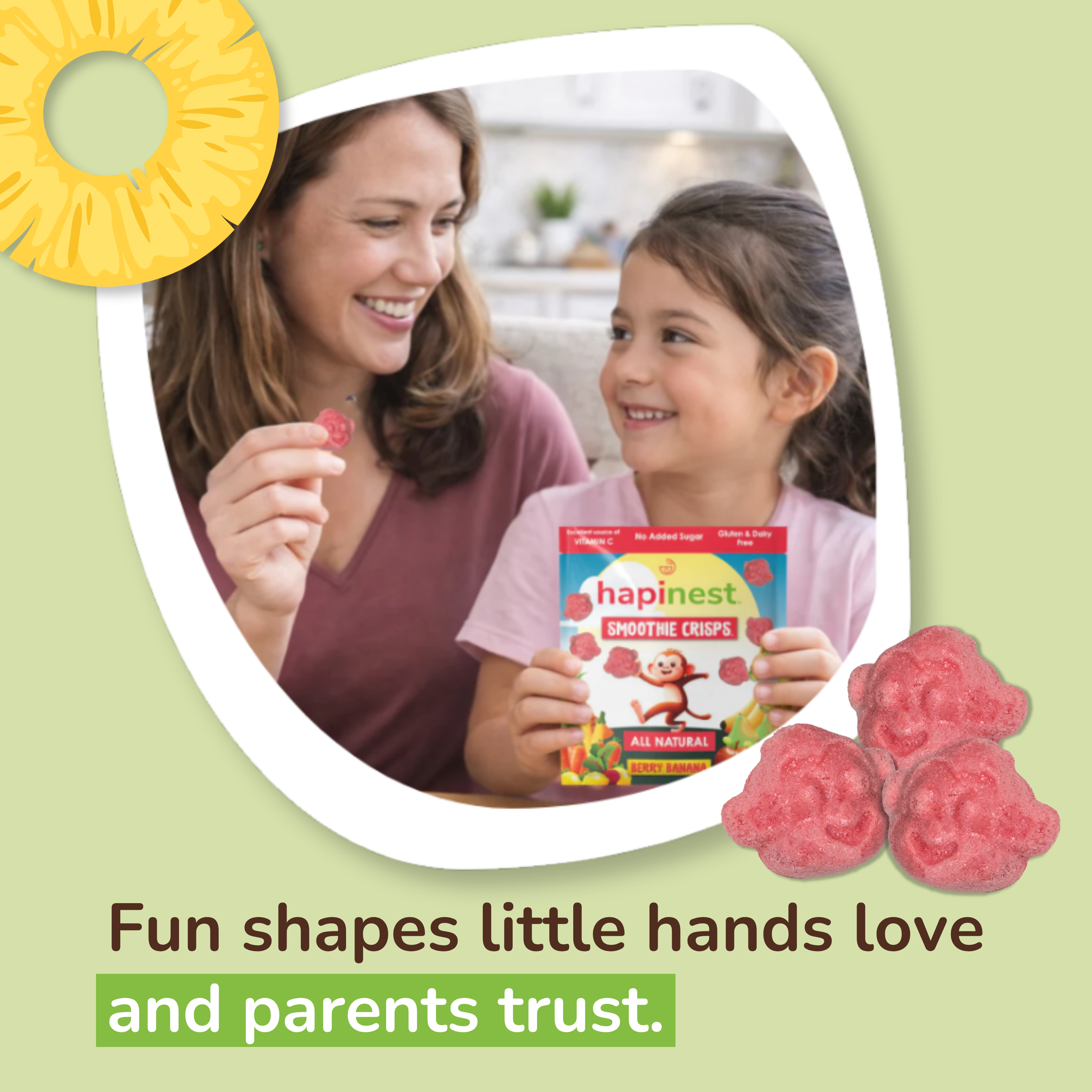 Hapinest Snacks Berry Banana