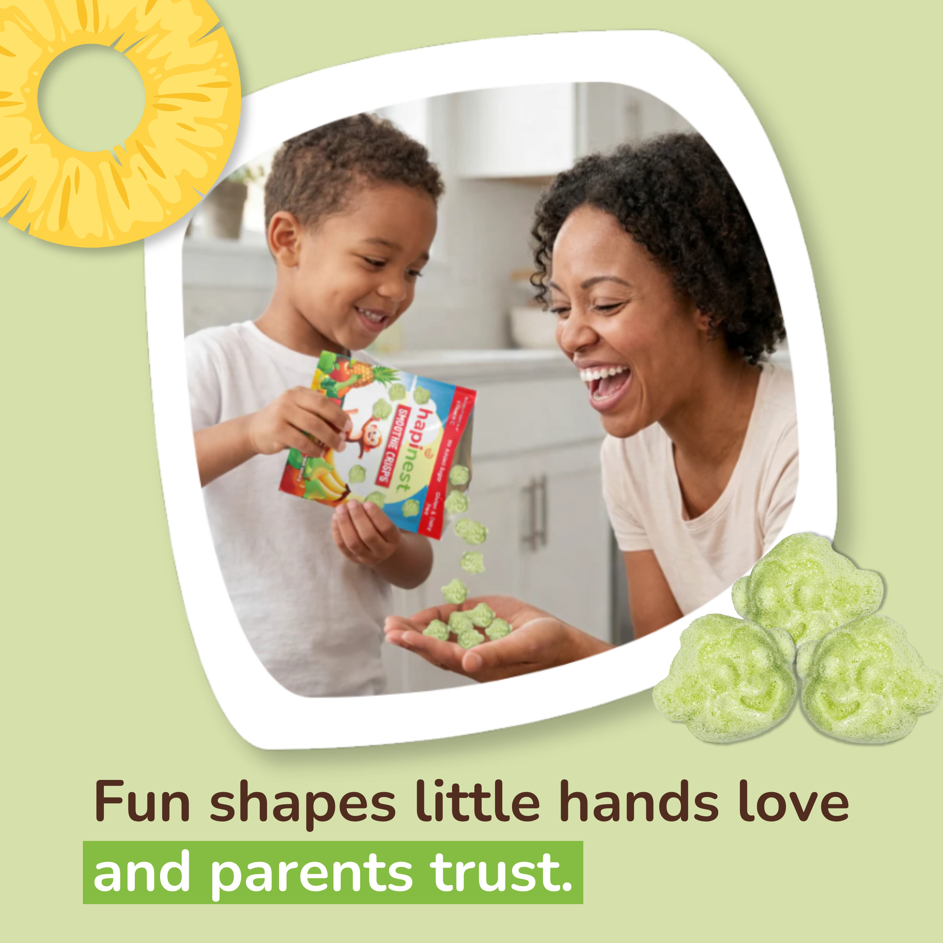 Hapinest Snacks Lemon Green Apple