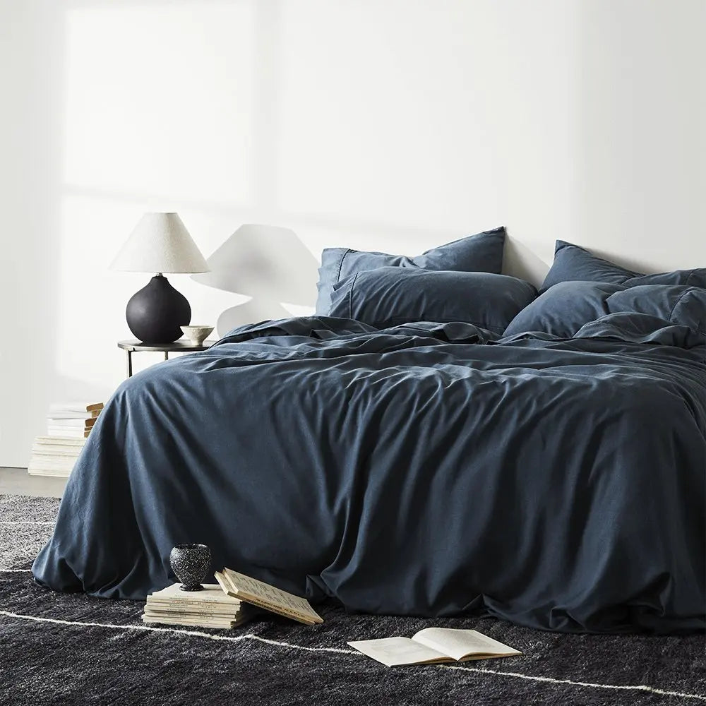 Ettitude Linen+ Bamboo Duvet Cover