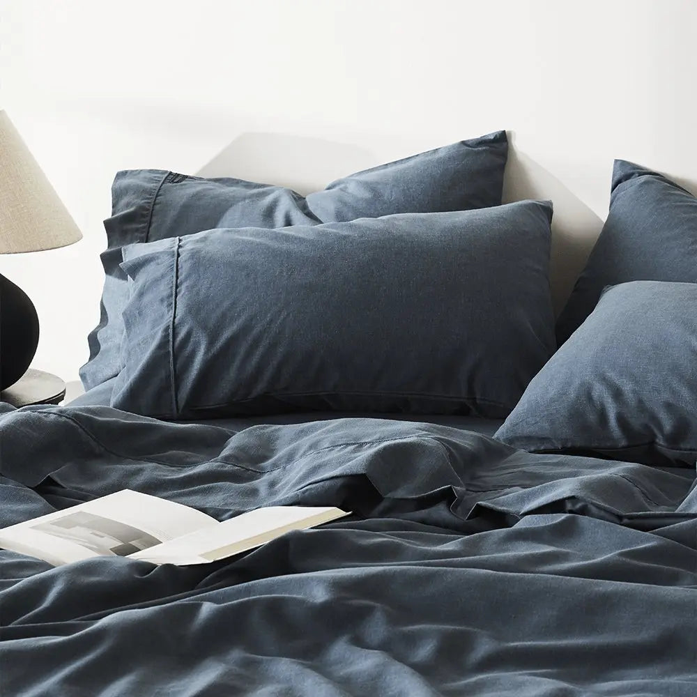 Ettitude Linen+ Bamboo Duvet Cover