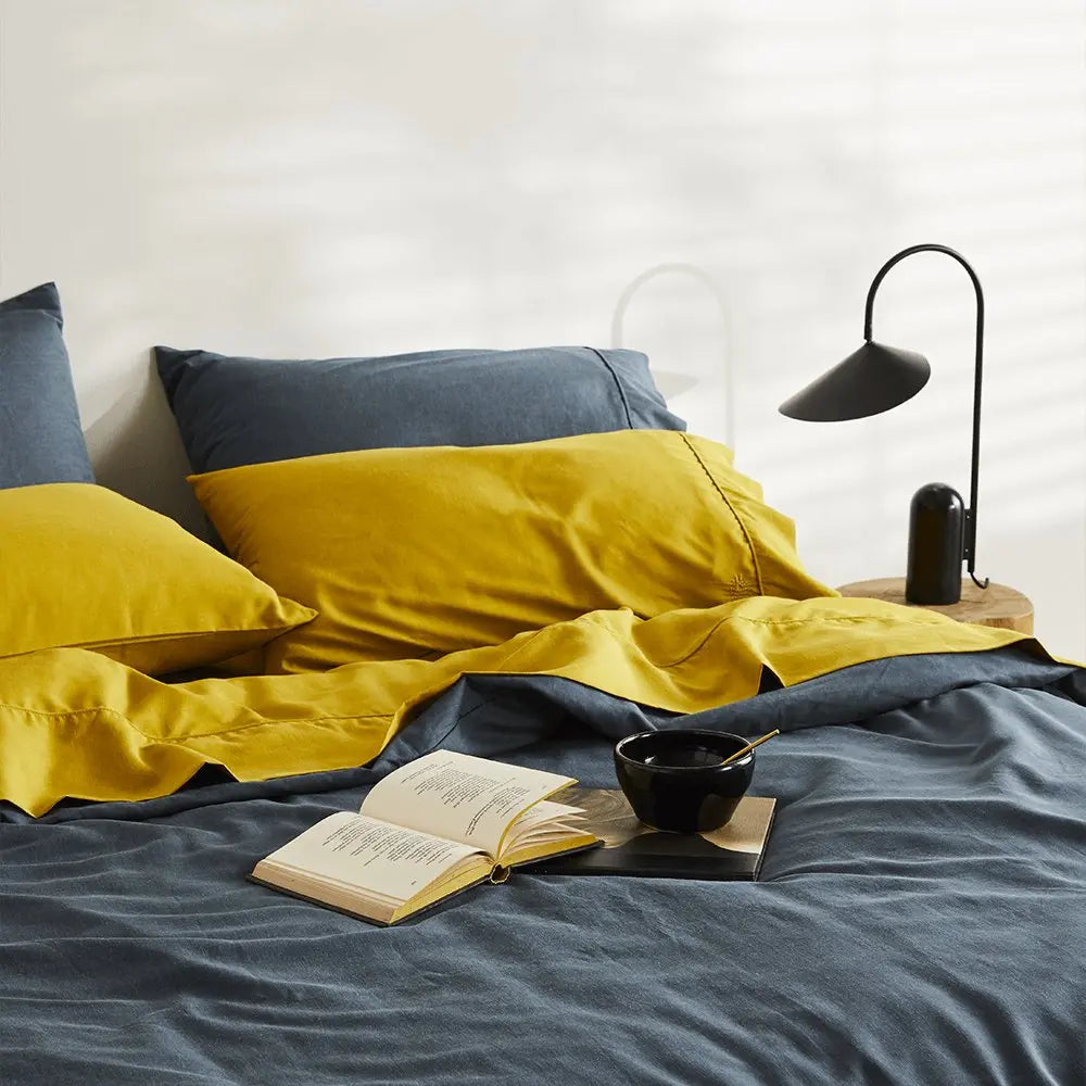 Ettitude Linen+ Bamboo Pillowcase Set