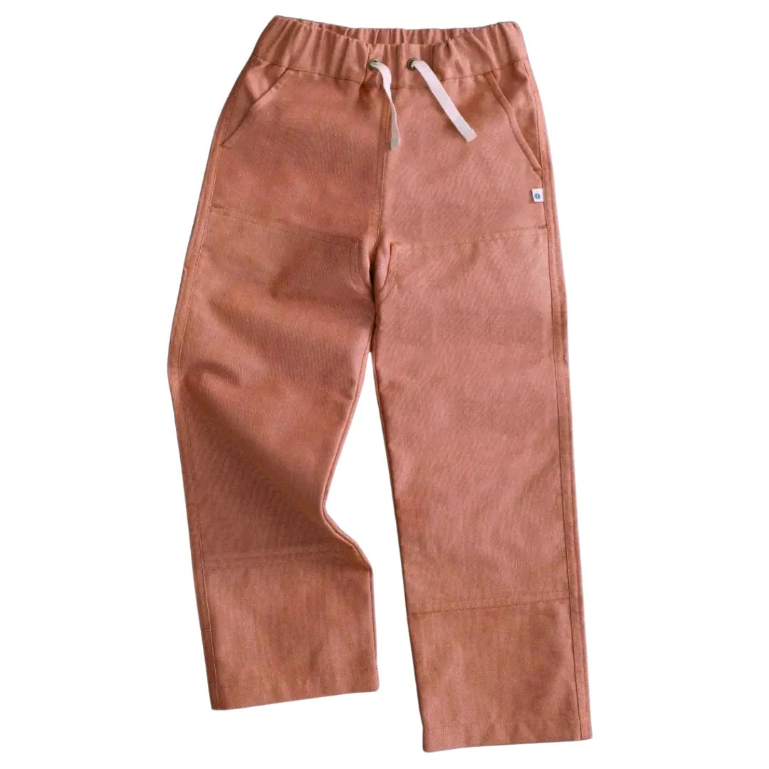 Jackalo - Jules Pants - Orange Chambray - Organic Cotton