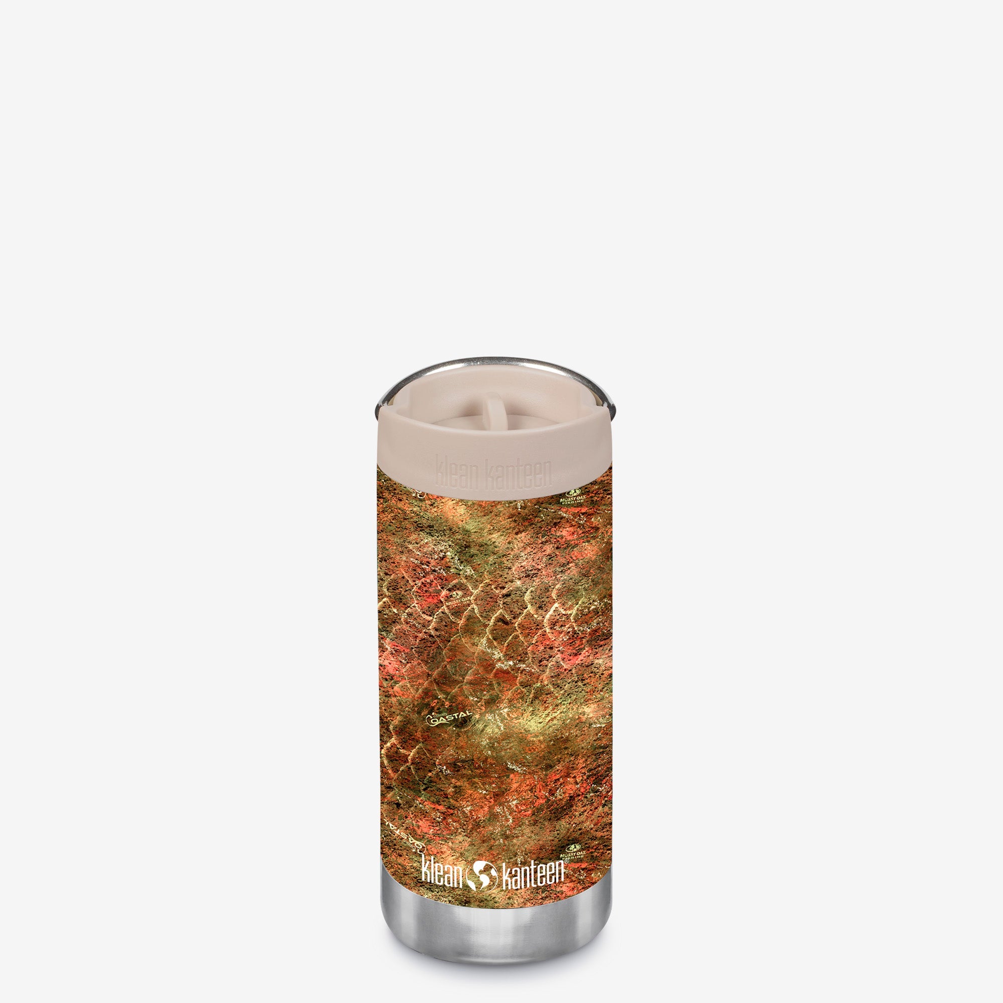 Klean Kanteen 12oz TKWide with Café Cap - Mossy Oak
