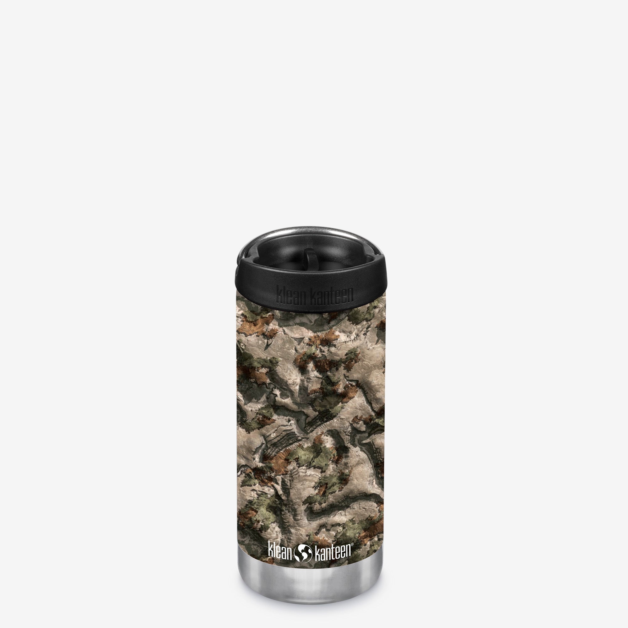 Klean Kanteen 12oz TKWide with Café Cap - Mossy Oak