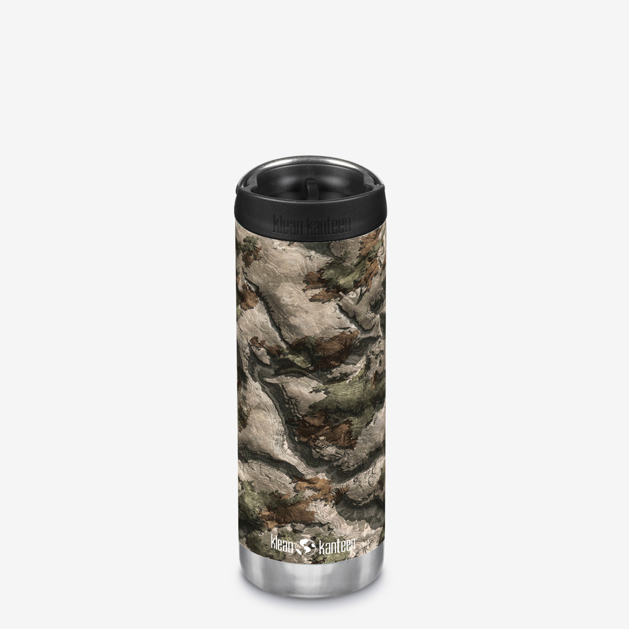 Klean Kanteen 16oz TKWide with Café Cap - Mossy Oak
