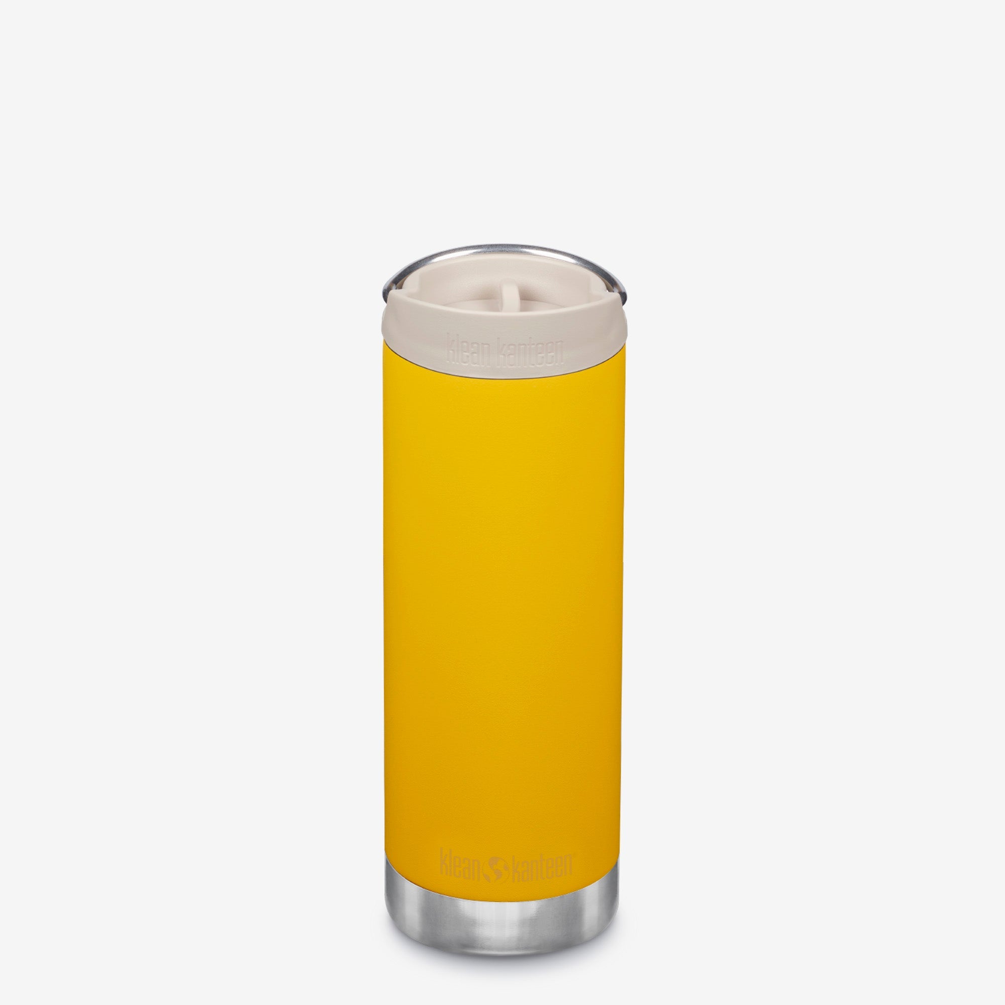 Gourde Isotherme Klean Kanteen Rise 473ml Avec Couvercle - Randonnée, Old Gold