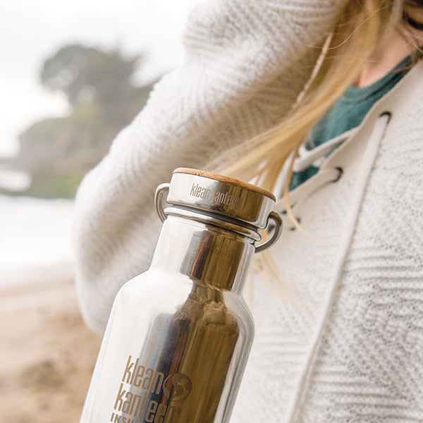 Klean Kanteen Classic Bamboo Cap
