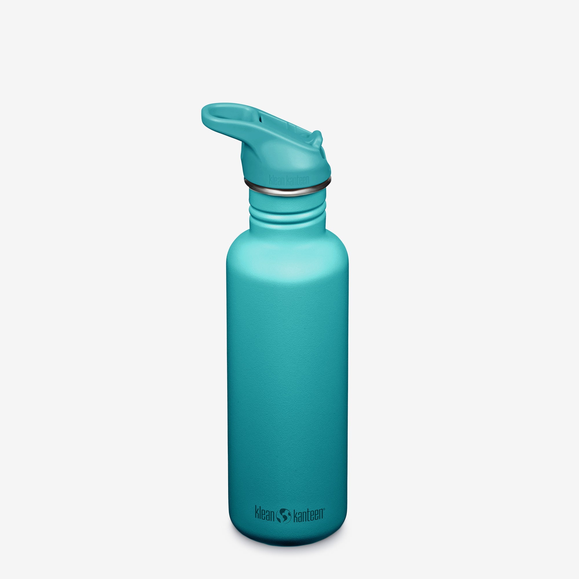 Klean Kanteen 27 oz Classic Water Bottle with Flip Seal Sport Cap and Straw
