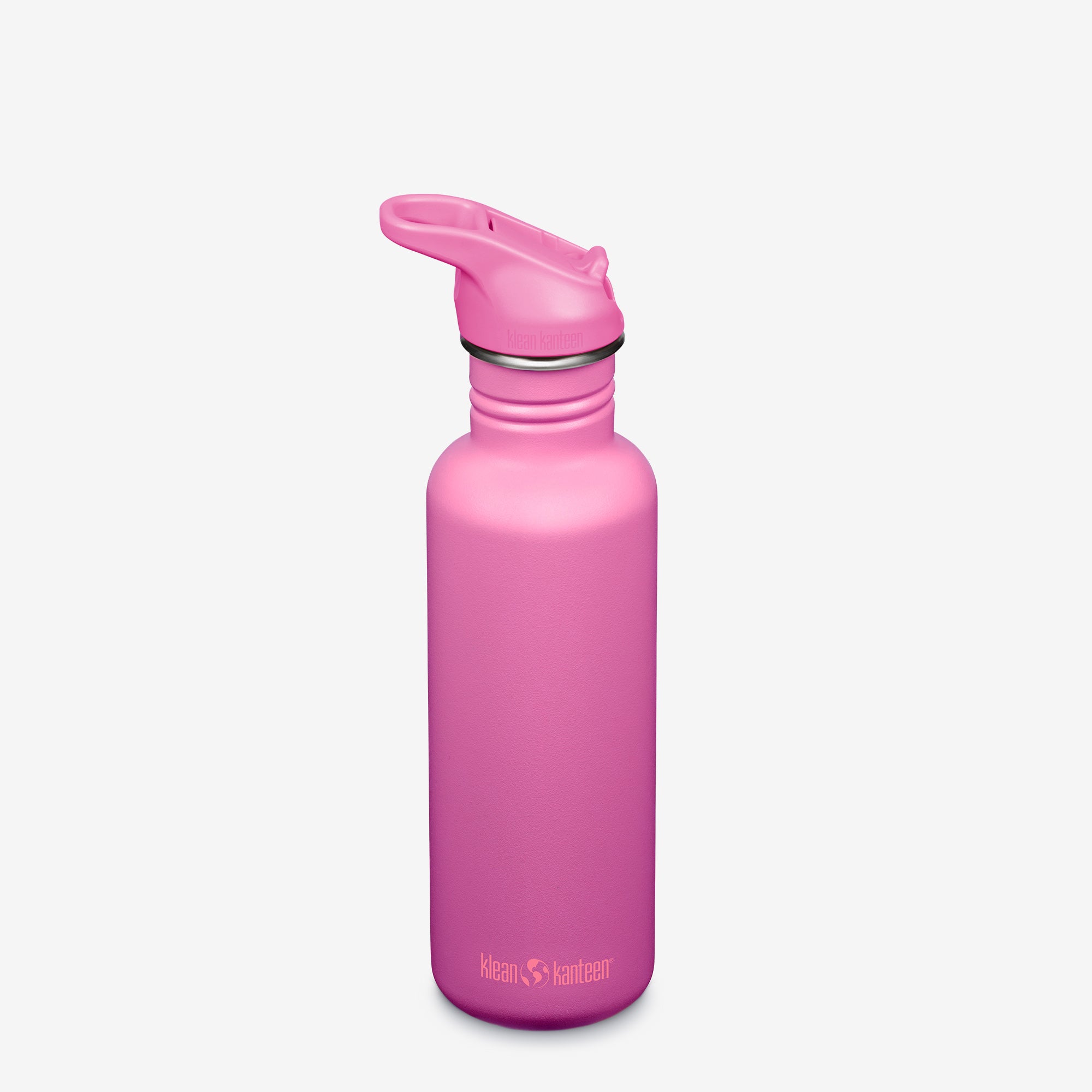 Klean Kanteen 27 oz Classic Water Bottle with Flip Seal Sport Cap and Straw