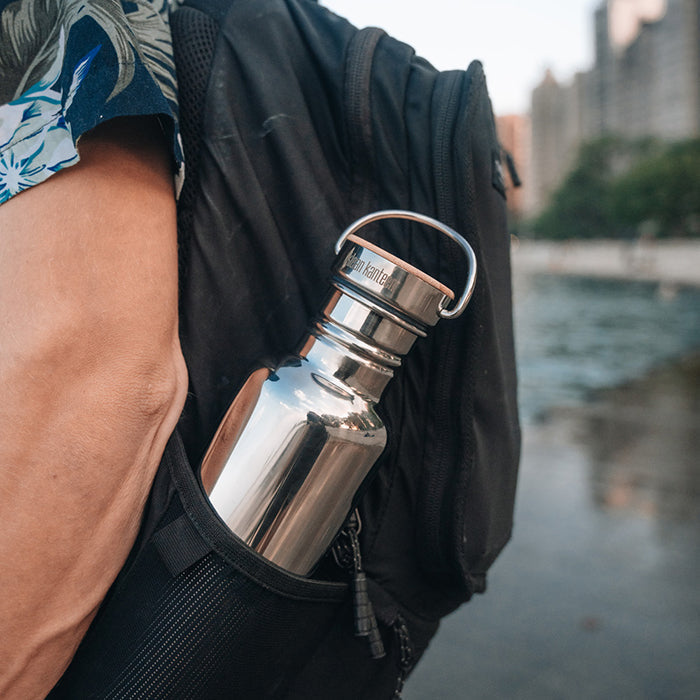 Klean Kanteen Wide 1009501 Loop Cap Brushed Stainless bottle, 1900 mL Klean Kanteen Wide 1009501 Loop Cap Brushed Stainless bottle, 1900 mL