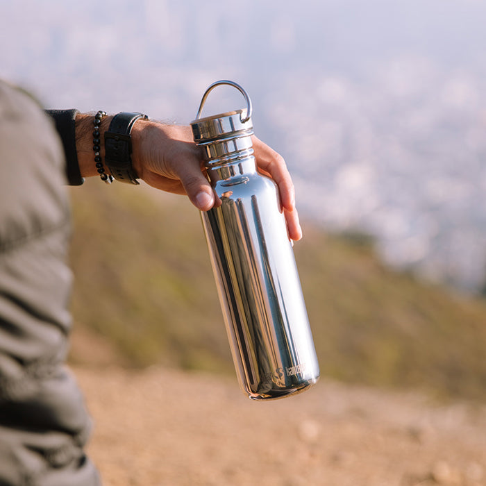 Klean Kanteen 27 oz Reflect Water Bottle with Bamboo Cap