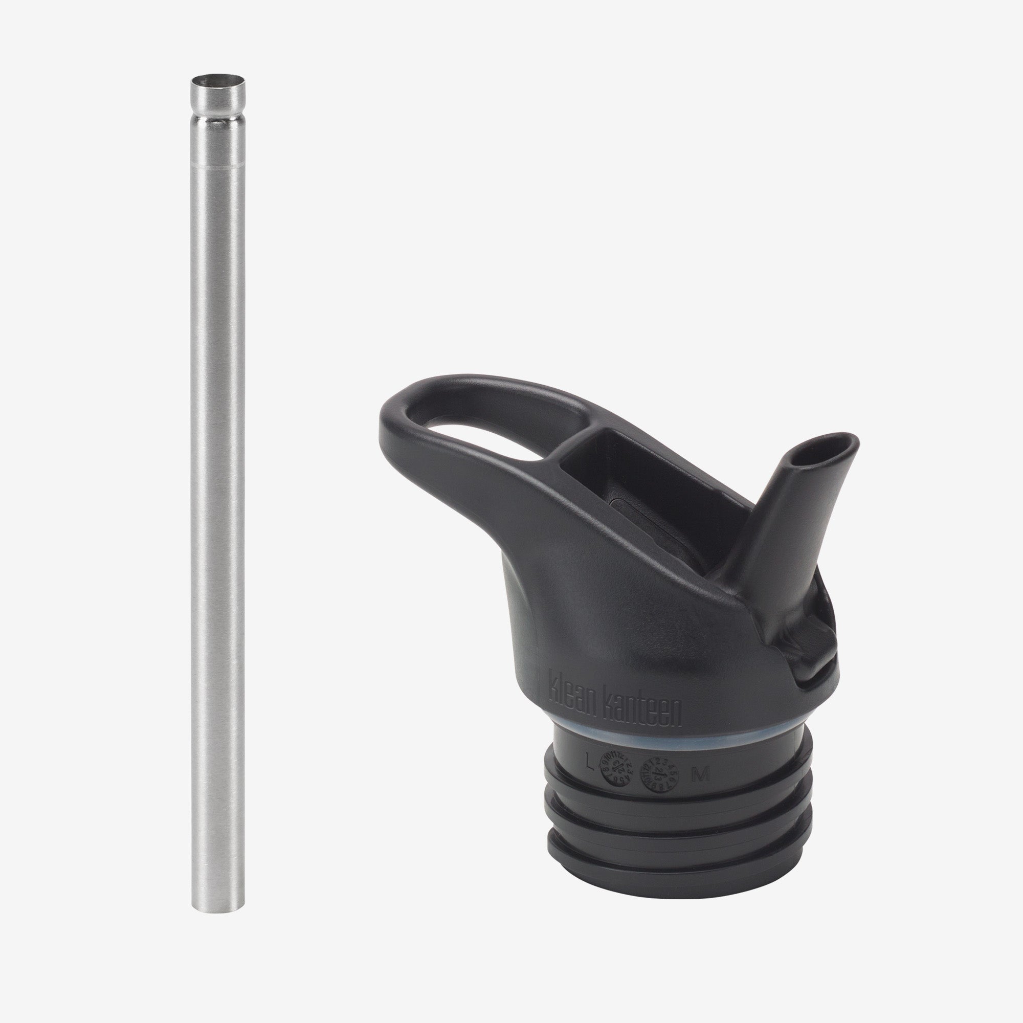 18 oz Classic Water Bottle with Flip Seal Sport Cap and Straw