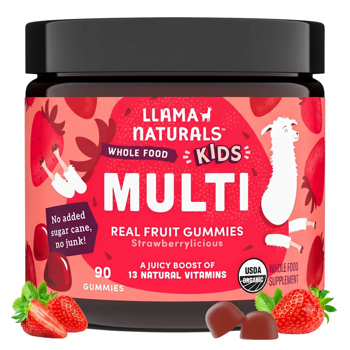 Llama Naturals Kids Offense + Defense Bundle – Multi + Elderberry Gummies