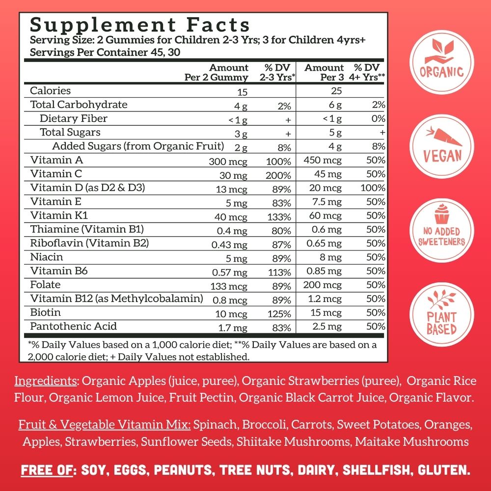 Llama Naturals Kids Complete Wellness Bundle – Multi + Pre & Probiotic + Elderberry Gummies